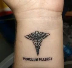 Medical Alert Tattoo Designs