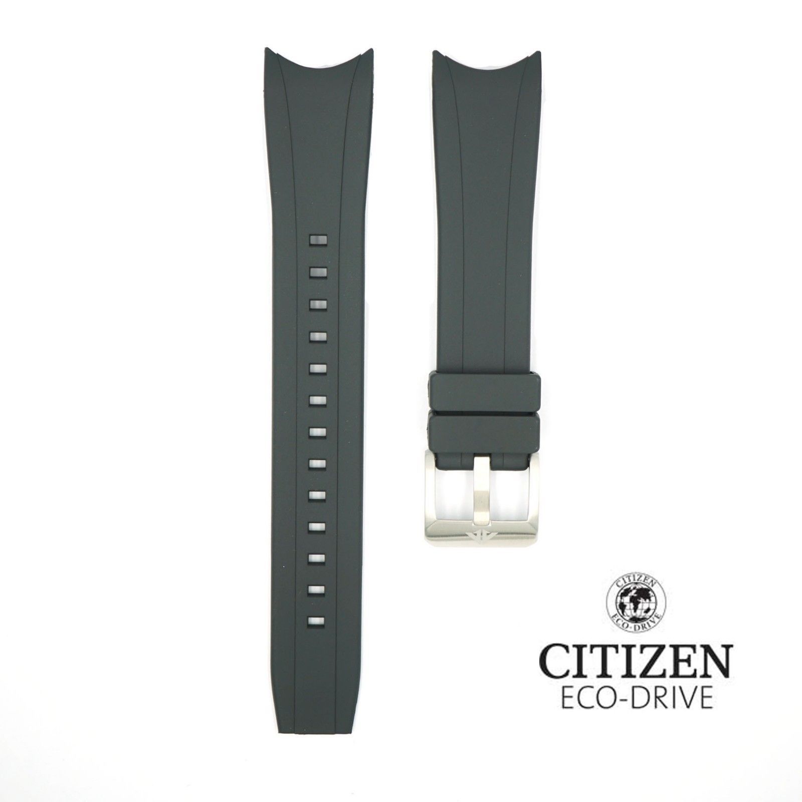 Genuine Citizen Aqualand Eco-Drive Black 22mm Rubber Watch Band | Total  Watch Repair - 59-S51866 – 