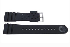 Genuine Seiko Black Rubber Diver's 22mm Watch Strap | Total Watch Repair -  4F24ZZ – 