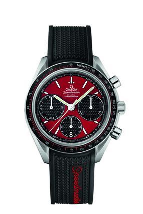 omega speedmaster black rubber strap