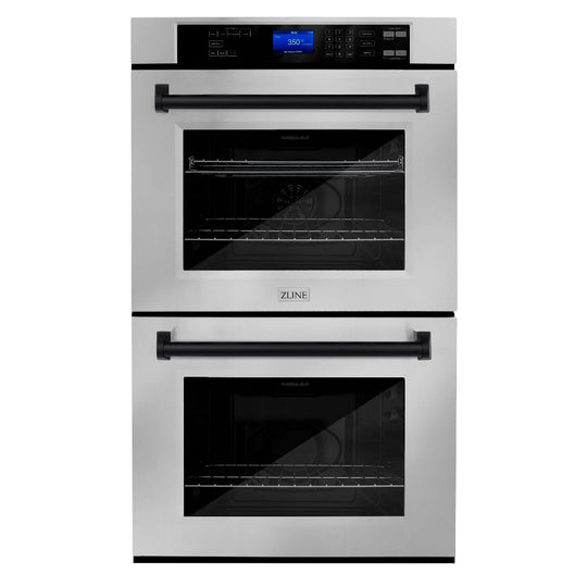 Kitchen Package with Black Stainless Steel Refrigeration, 30 Rangetop, 30 Range  Hood and 30 Single Wall Oven-4KPR-RTBRH30-AWS, Big Sandy Superstore