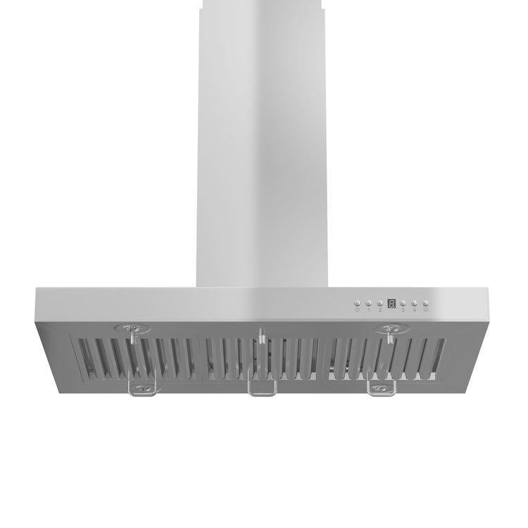 ZLINE Convertible Vent Island Mount Range Hood in Stainless Steel (KE2