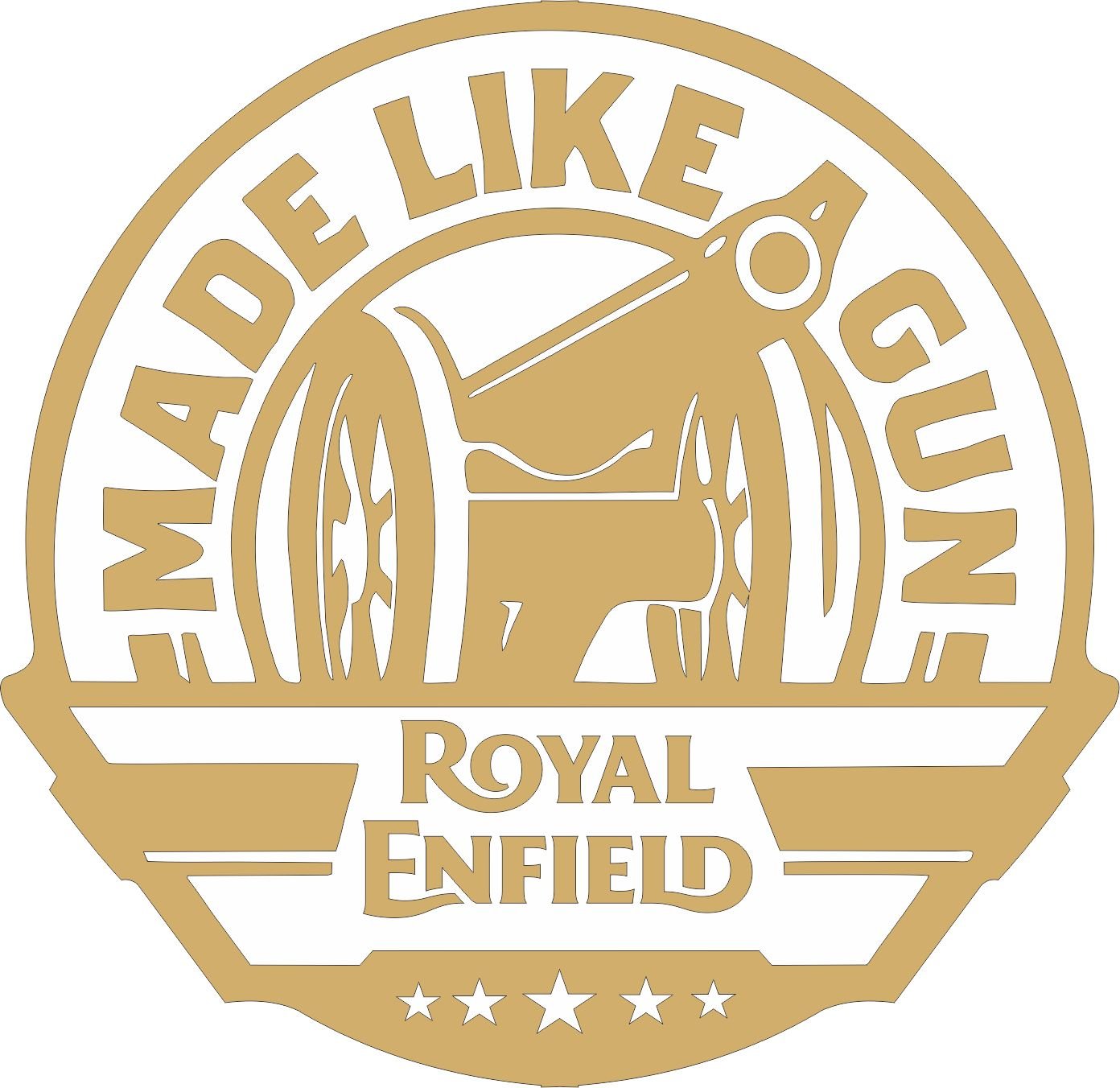 Made Like a Gun Royal Enfield Stickers | Shop Now @ Woopme.com ...