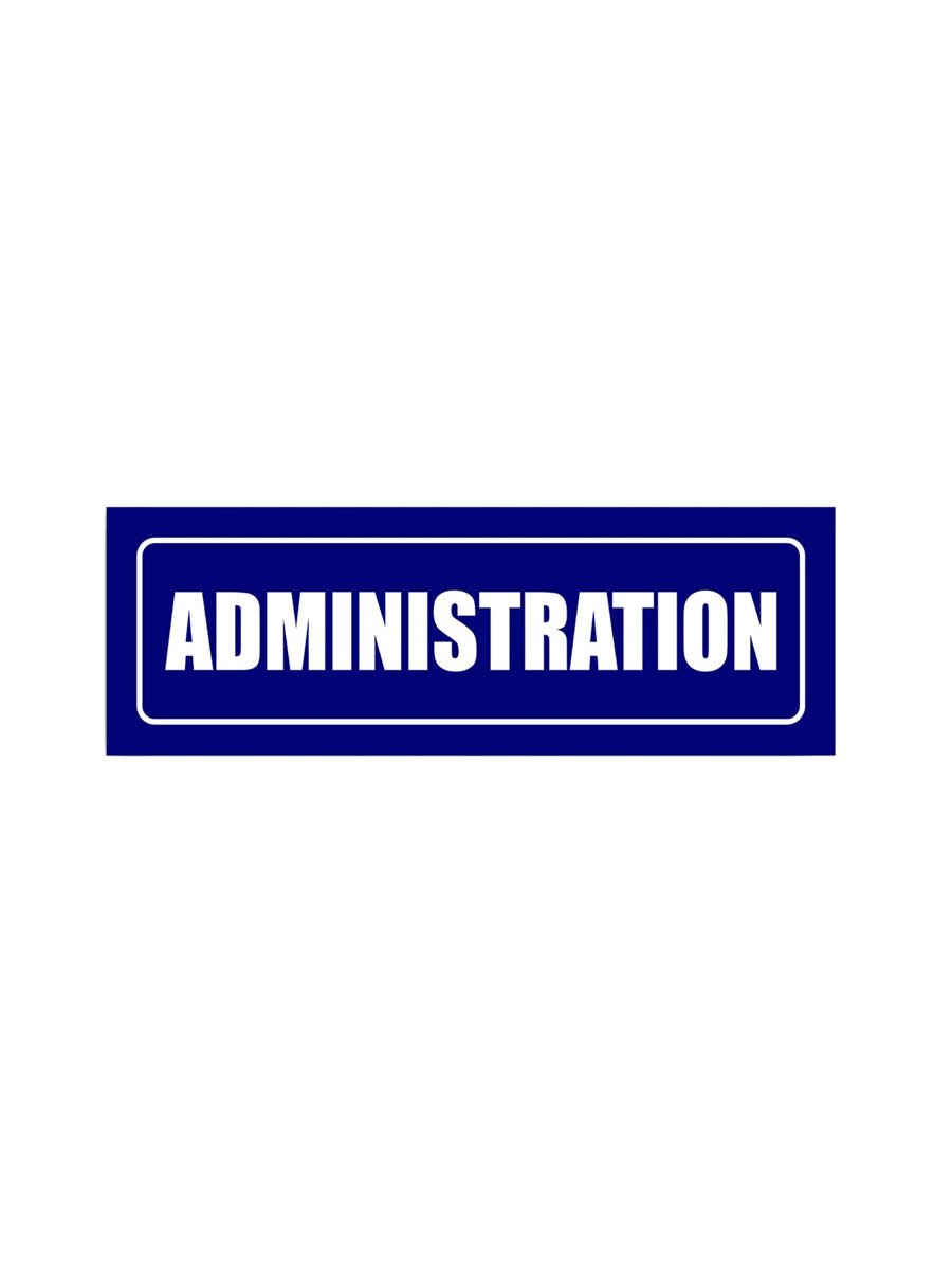 woopme : Administration Office Sign Board Vinyl With Forex Sheet – WOOPME
