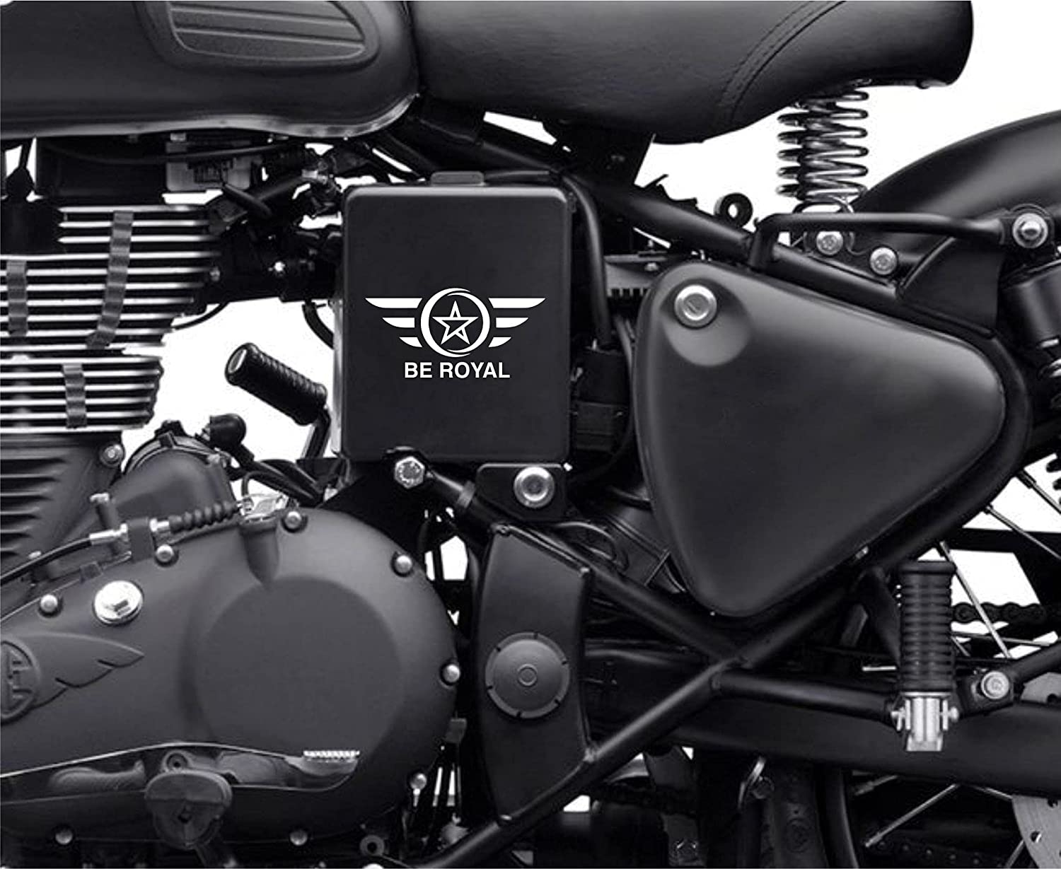 royal enfield stickers for tank battery cover – WOOPME