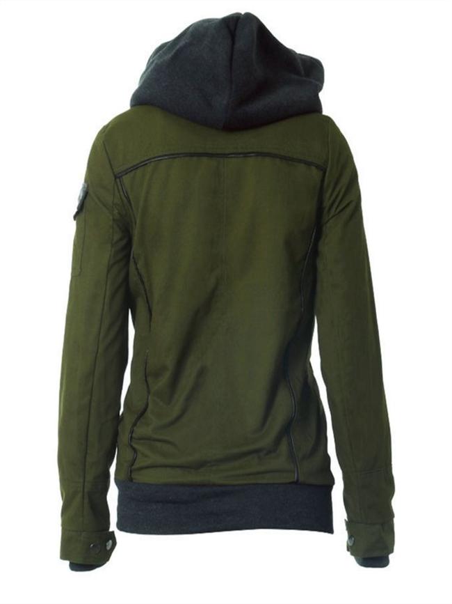 Drawstring Hooded Jacket – TheGlamourLady.com