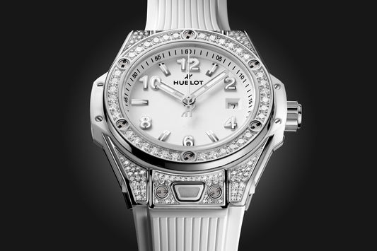 Hublot Watch Big Bang One Click Steel Diamonds 33 mm, Black