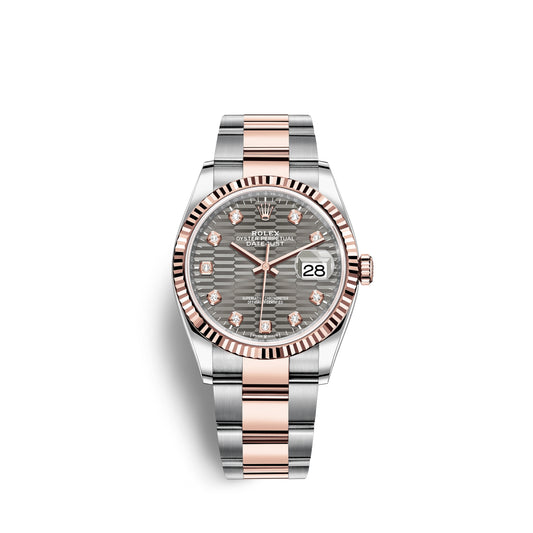 Rolex Datejust 36 watch: Oystersteel and Everose gold - m126231