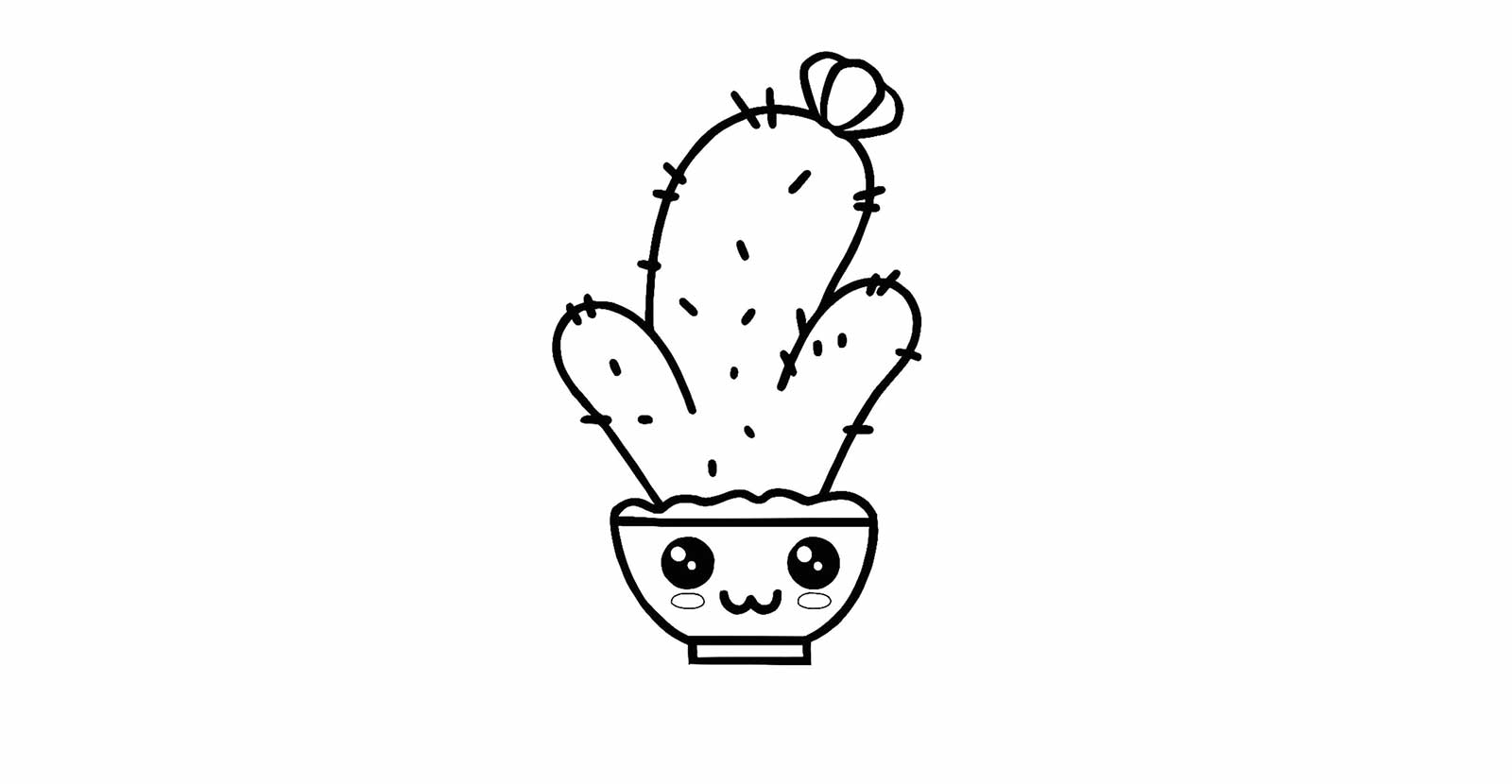 cactus à colorier