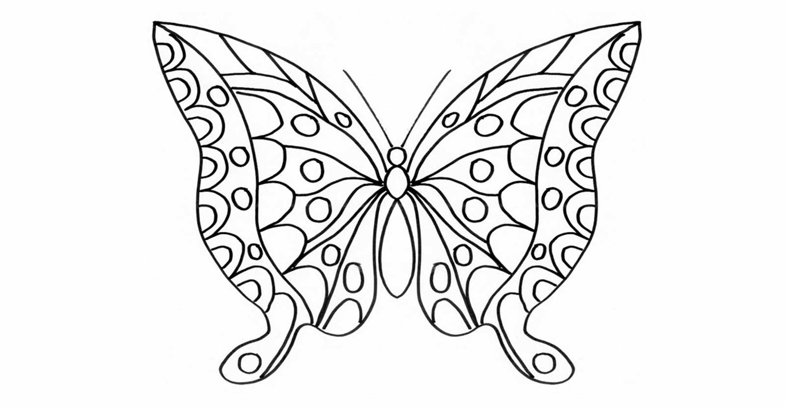 papillon coloriage pour enfant