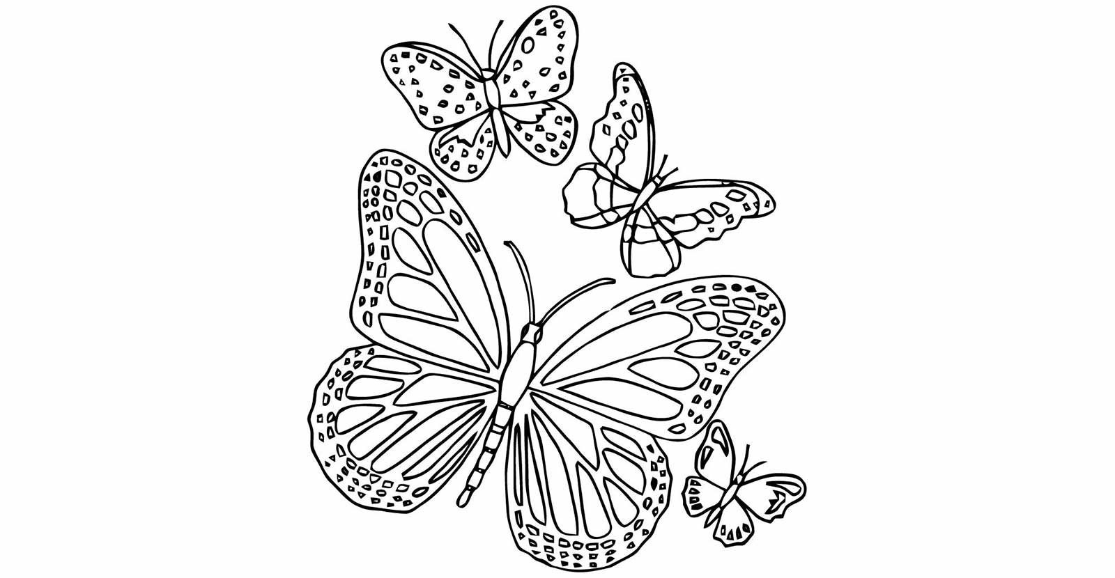 papillons coloriage