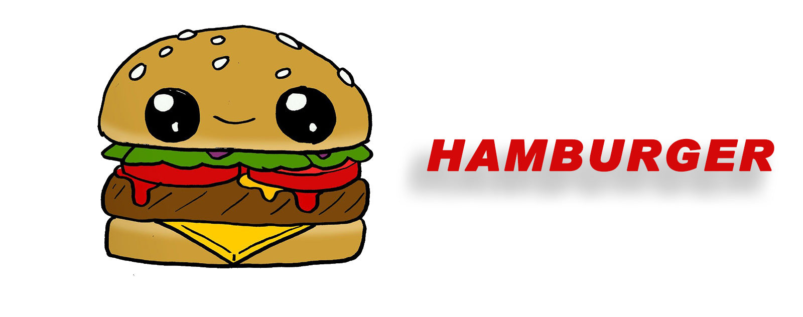 dessin mignon hamburger