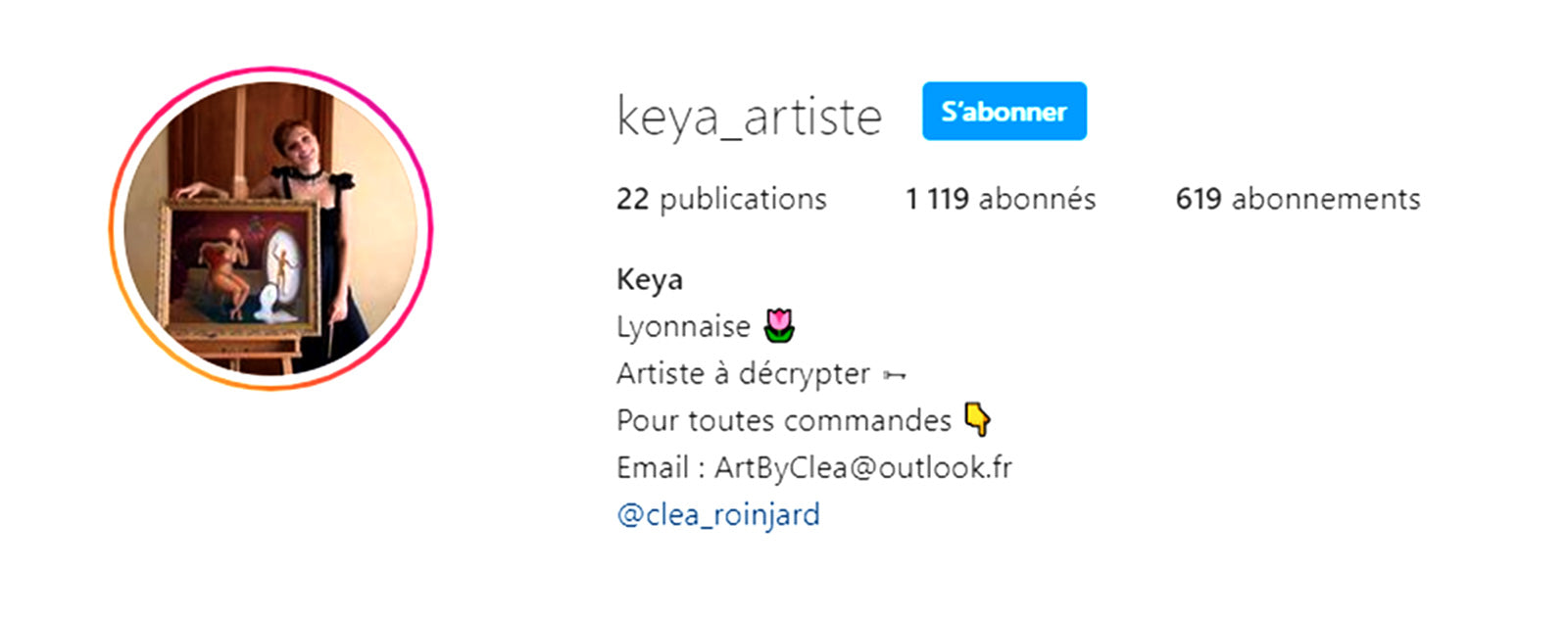 instagram keya_artiste