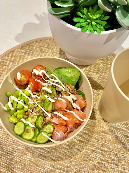 Super easy poke bowl