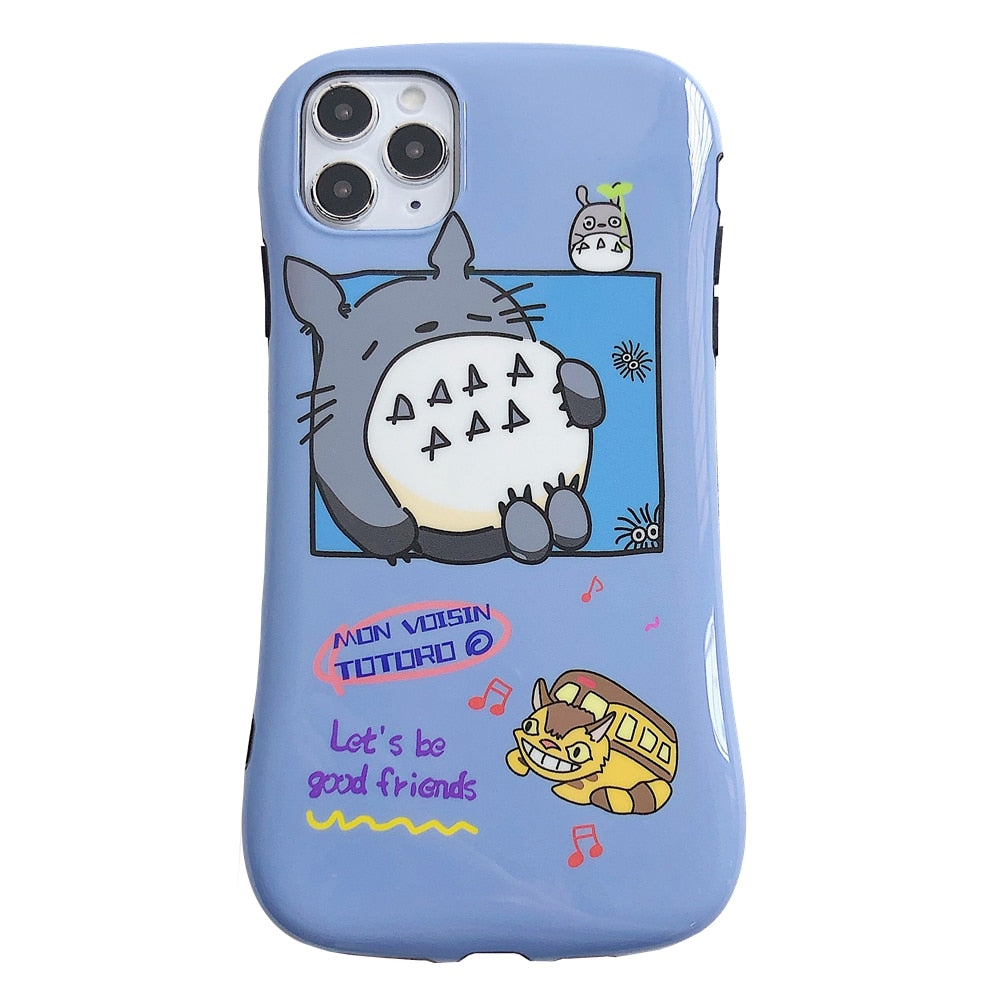 Ghibli Iphone Case: Chihiro and Tototo + Popsocket | Feel the Anime