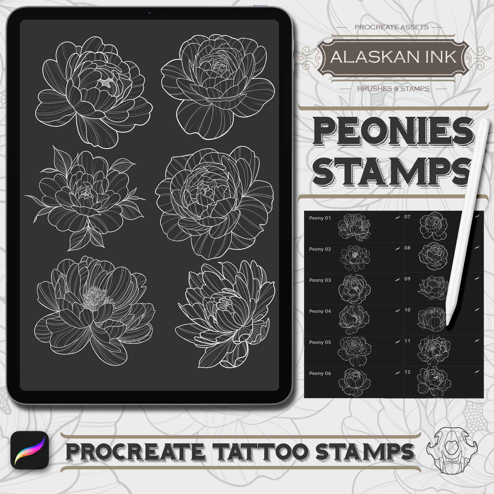 15 Best Paid  Free Procreate Tattoo Brushes to Download Now