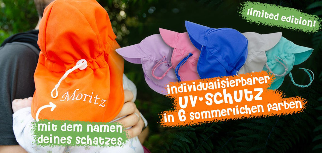 Babymuetze mit Namen - Individuelles Willkommensgeschenk Baby