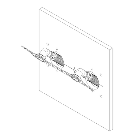 Raccordement platine douche