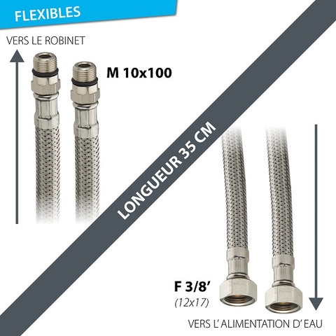 Flexibles d'alimentation robinetterie