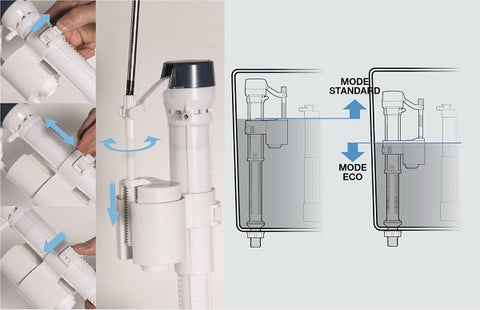 Robinet Flotteur WC Arrivée Verticale –