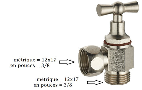 Joint interne pour robinet clapet nickel 40x49