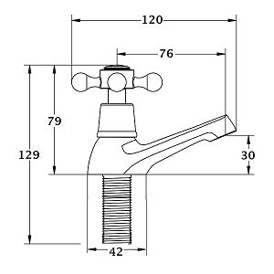 Dimensions lave mains bas FEDLEEN