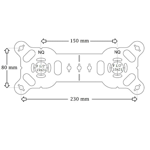 Schéma platine sécable