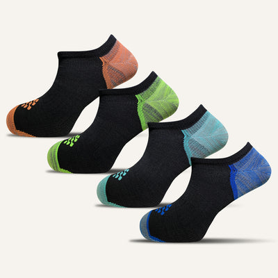 Men's Colorful Sport Cushioned Ankle Socks- 3 Pair – True Energy Socks