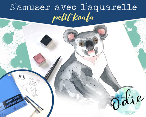 activité aquarelle pour enfant animaux