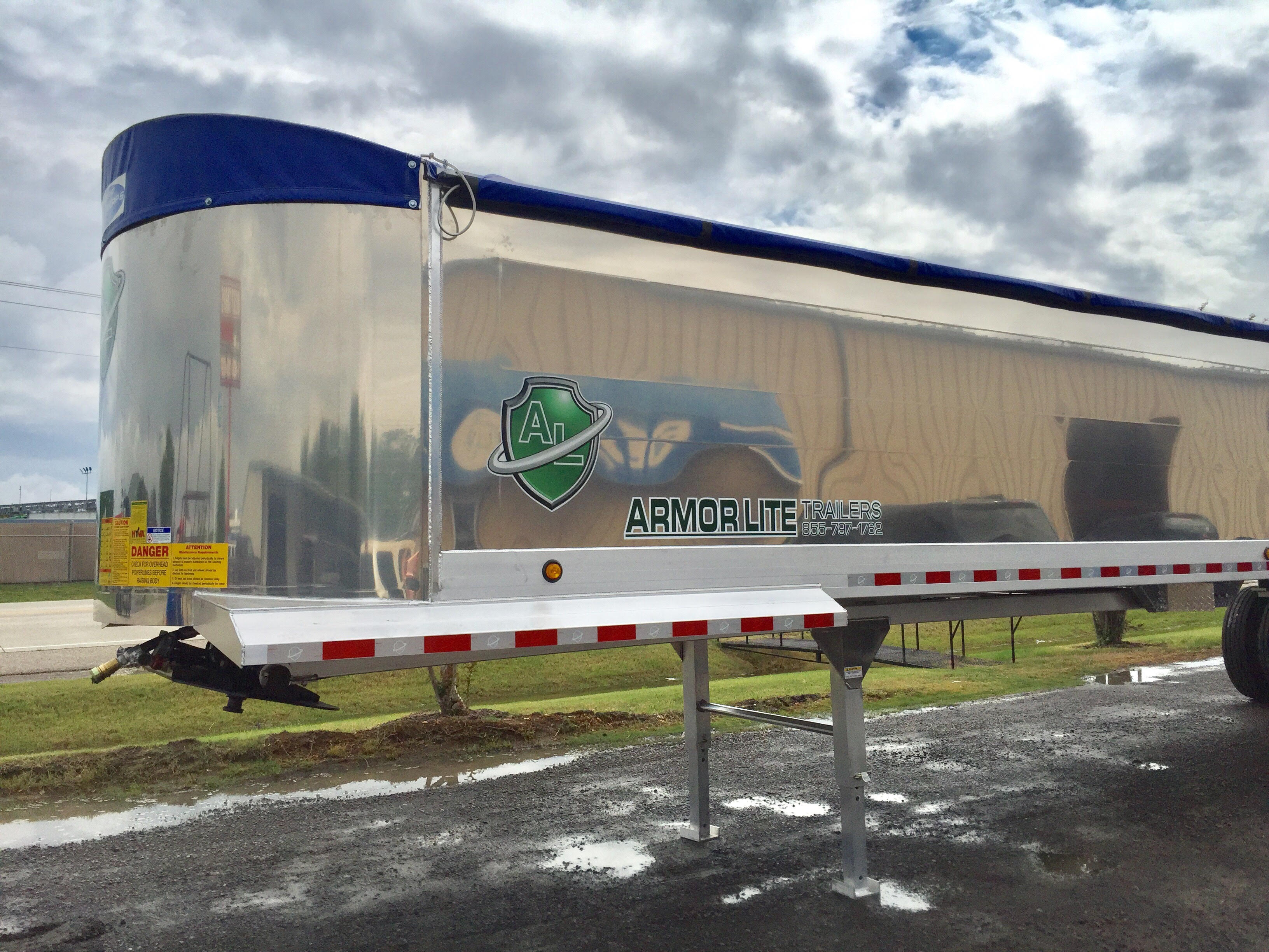 Tarp for End Dump Trailer