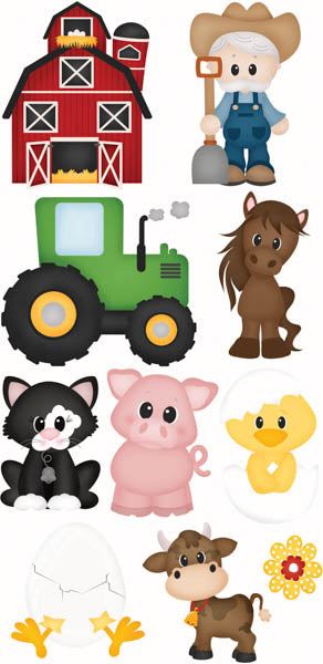 cartoon barn animals