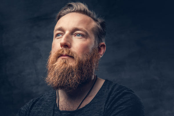 close up photo of a man with full beard