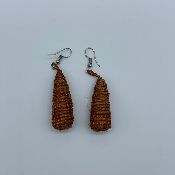 Sisal Earrings- D Brown Variation - Lillon Boutique