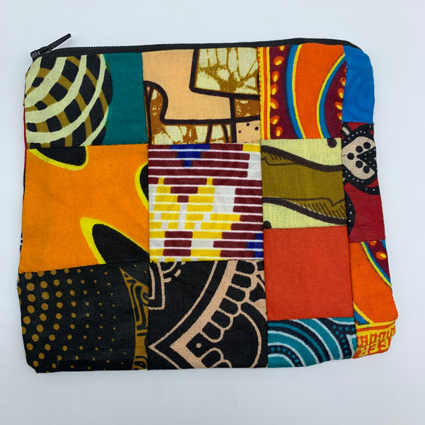 African Print Zoba Zoba Make Up Bag/ Pouch-M Multi Colour 10 - Lillon Boutique