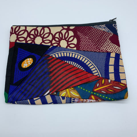 multi-colored Afrcan fabric purse