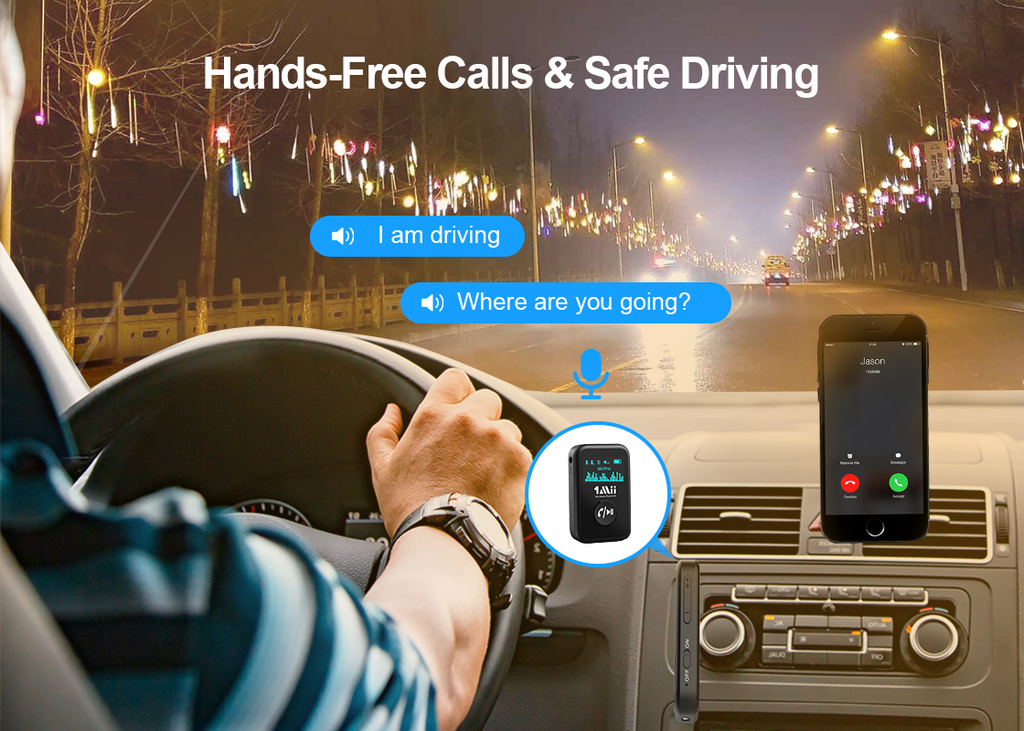 hands-free calls with B07pro in car bluetooth receiver