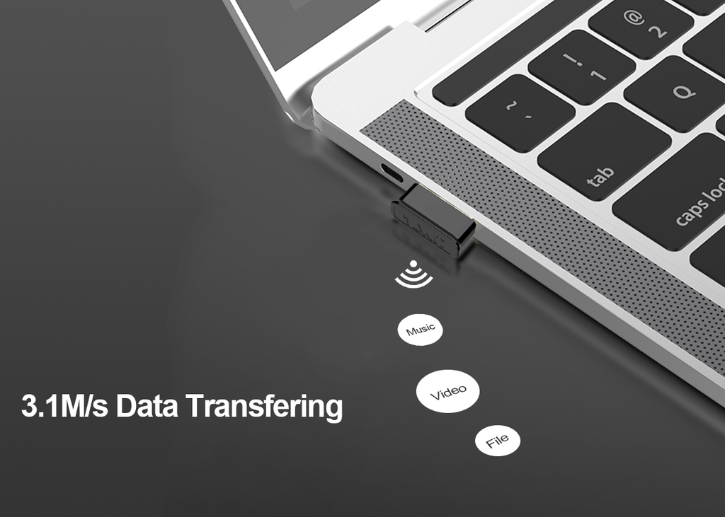 1mii bluetooth USB dongle with 3.1M/s Data Transfering