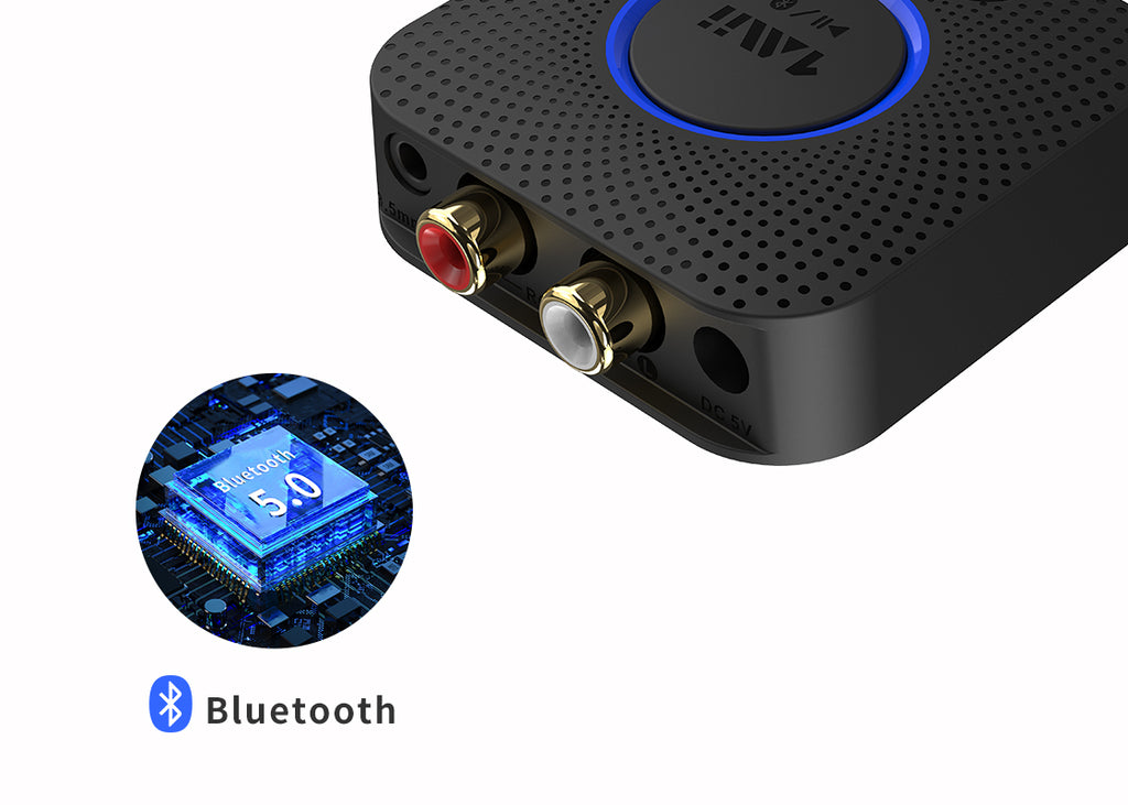 B06 Mini Bluetooth receiver features Bluetooth 5.0 chip