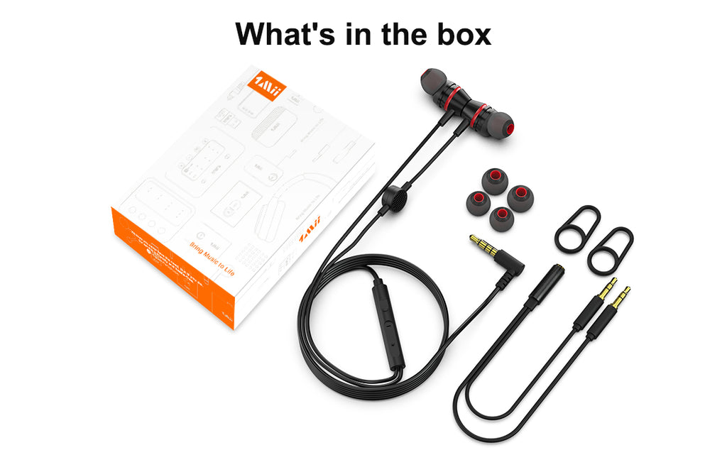 Ankbit E100pro Wired Earbuds with Mic - 1mii.shop