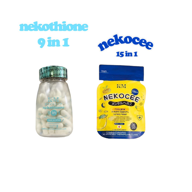 ブルー×レッド nekothione 2set + 1nekocee - 通販