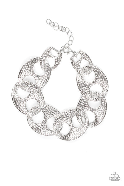 Paparazzi Bracelet ~ Tiebreaker - Silver – Paparazzi Jewelry, Online Store