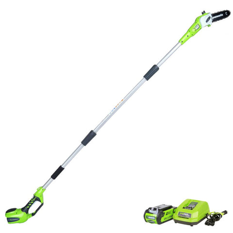 Image Alt text: 40V 8" Pole Saw, 2.0Ah Battery and Charger Included - 1400017