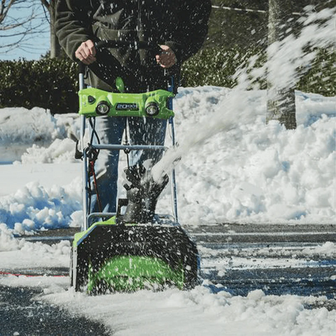 13 Amp 20" Corded Snow Thrower: Efficient Snow Removal Machine