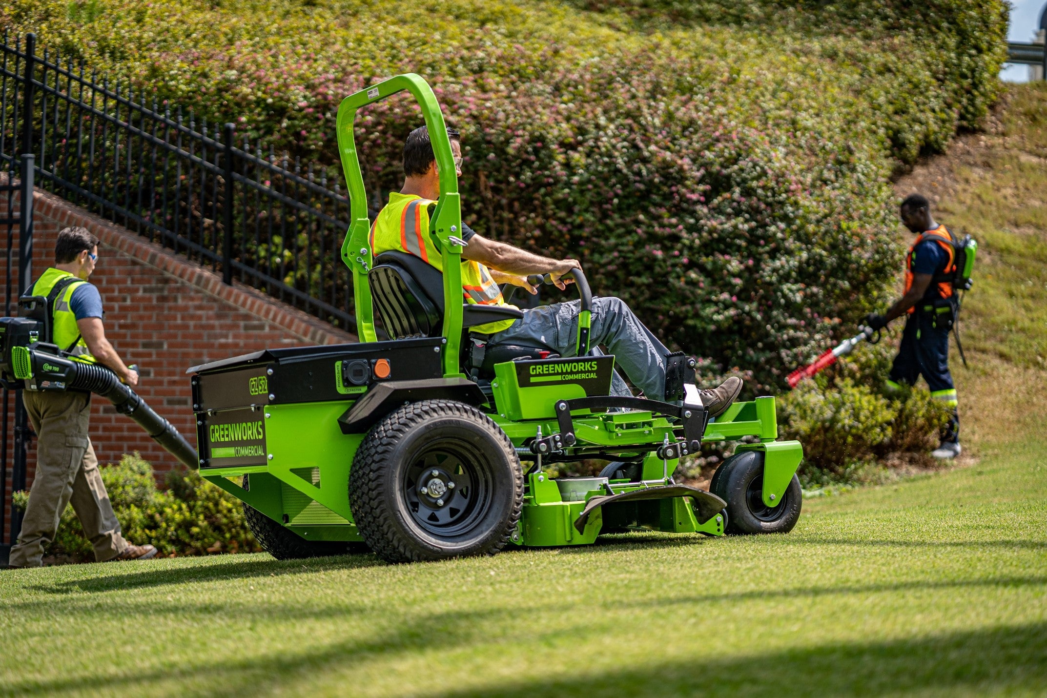 grass-mowing-with-greenworks-commercial-vehicle