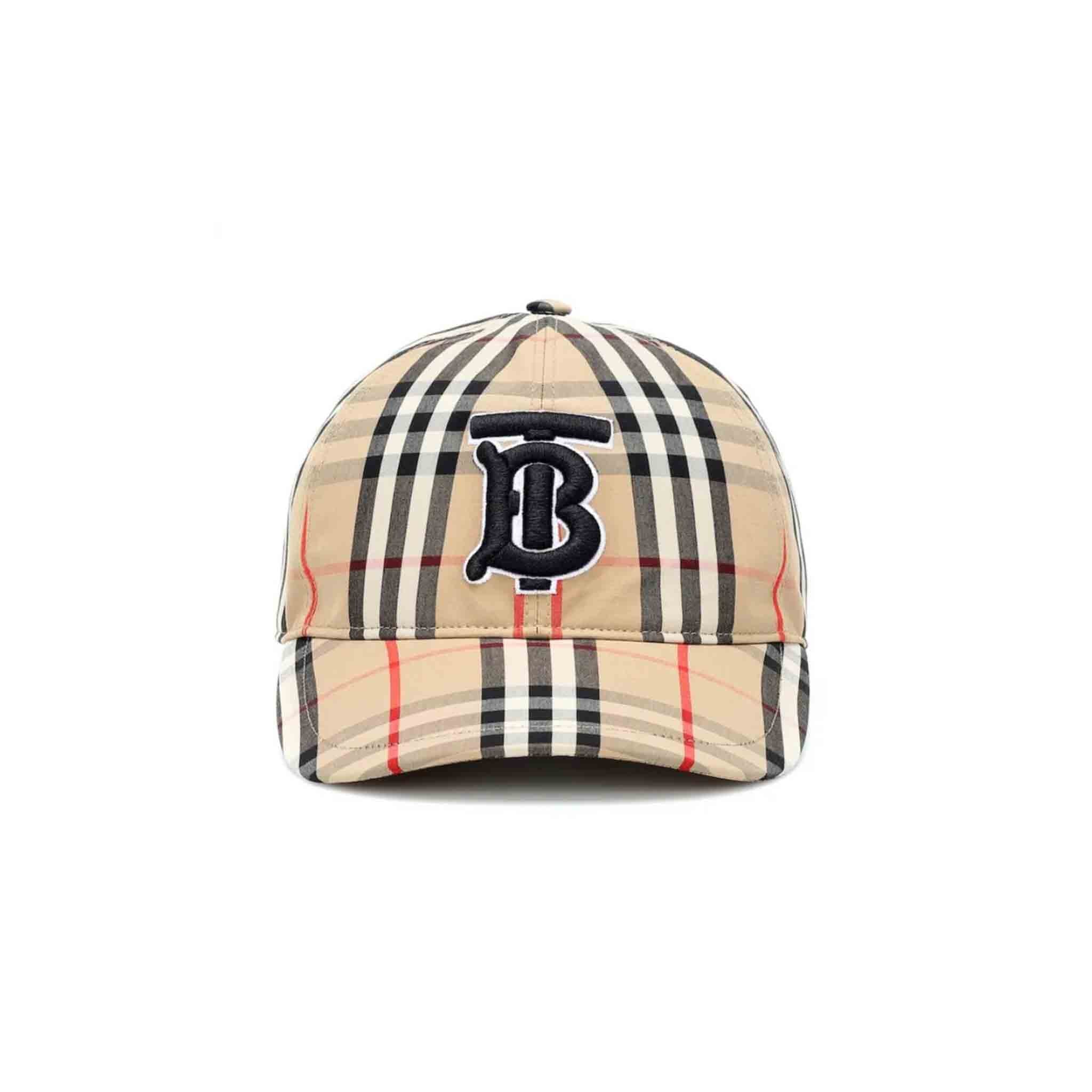 Burberry TB Classic Check Baseball Cap – DPUS