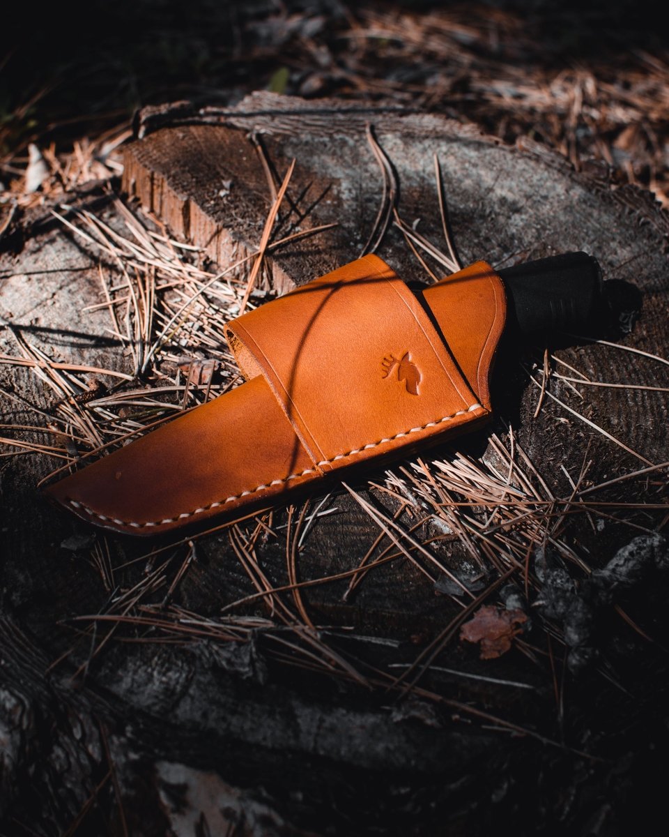 Horizontal Mora Bushcraft Knife Sheath by The Wild Buck Outdoors