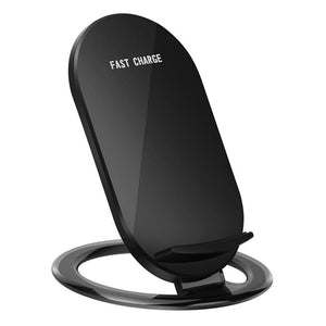 Wireless Charger, 2-Coils Detachable Stand 15W Fast