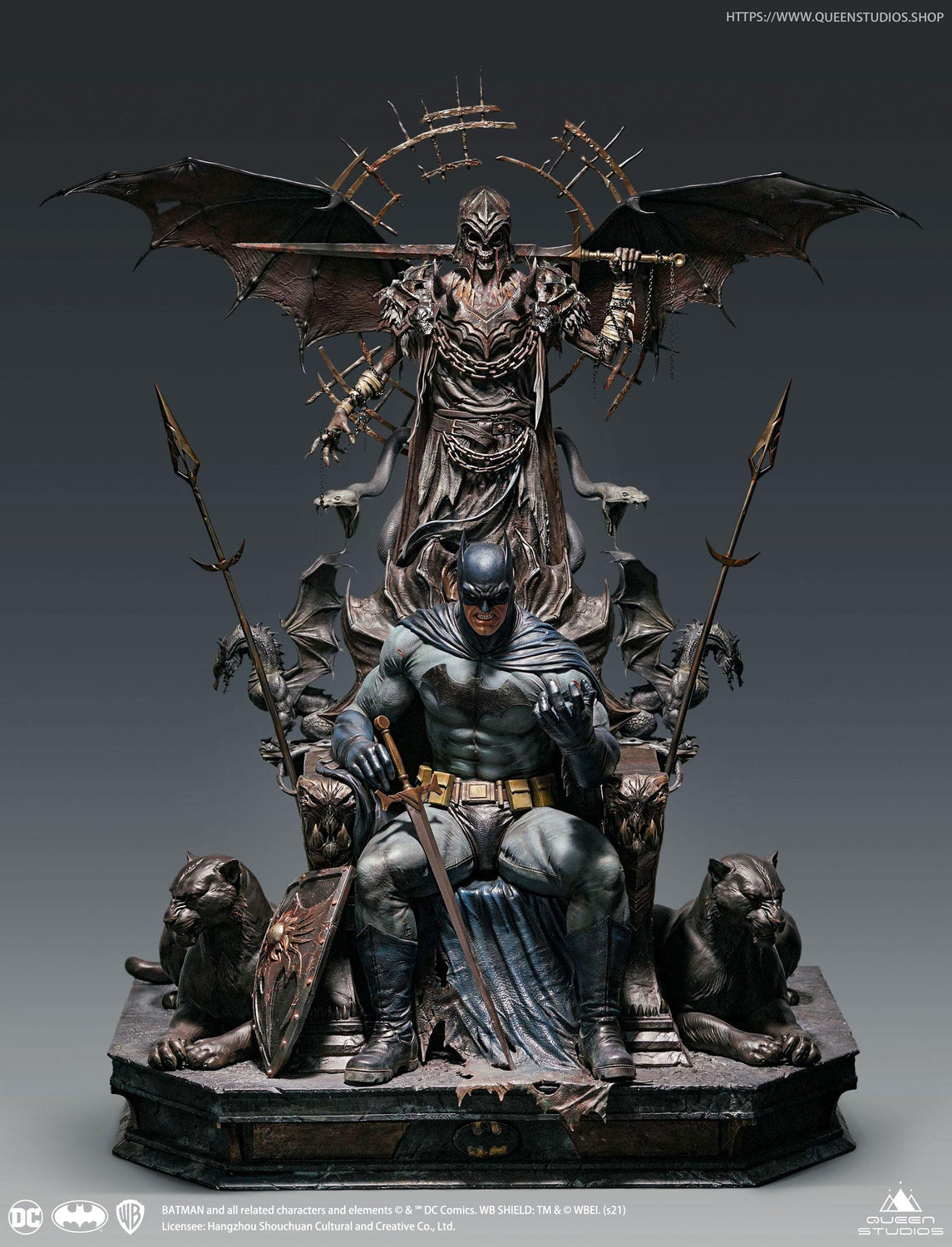 DC Comics Statue 1/4 Batman on Throne 75 cm – Animegami Store (EU)