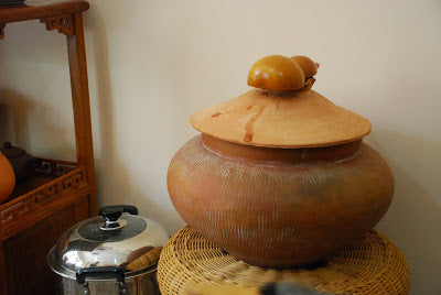 Mark's water container & serving gourd