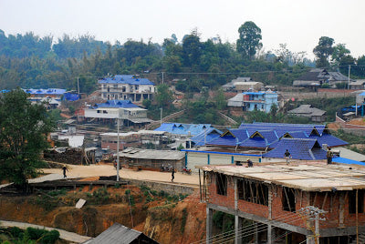 Construction boom in Lao Ban Zhang